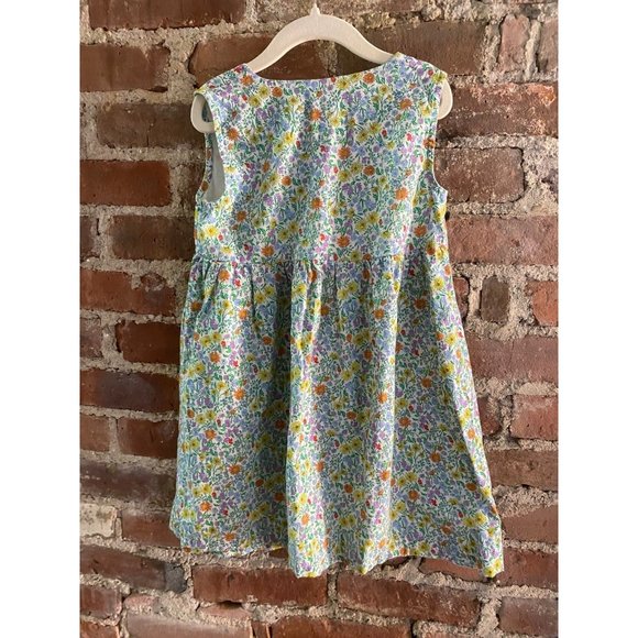 Next UK Floral Pinafore Dress Cotton 5/6/7 See measurements - Picture 5 of 12